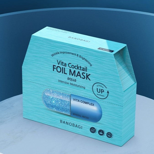 BANOBAGI Vita Cocktail Foil Mask #Aqua available on Koolseoul.com, your Korean Eshop from Seoul !