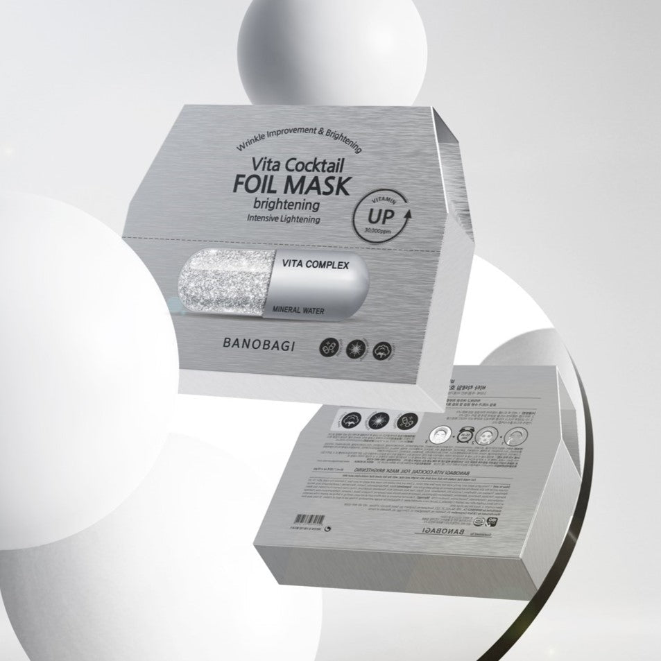 BANOBAGI Vita Cocktail Foil Mask #Brightening | Kool Seoul
