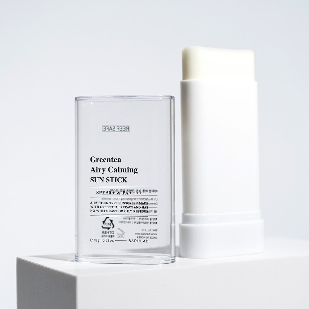BARULAB Greentea Airy Calmimg Sun Stick | Kool Seoul