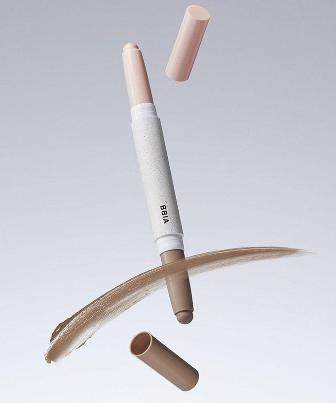 BBIA Last Contour Stick with cap off, showing dual ends for highlighting and contouring.