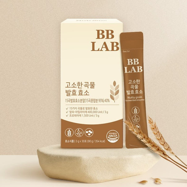 BB LAB Nutty Grain Fermented Enzyme 30 Sticks 90g available on Koolseoul.com, your Korean Eshop from Seoul !