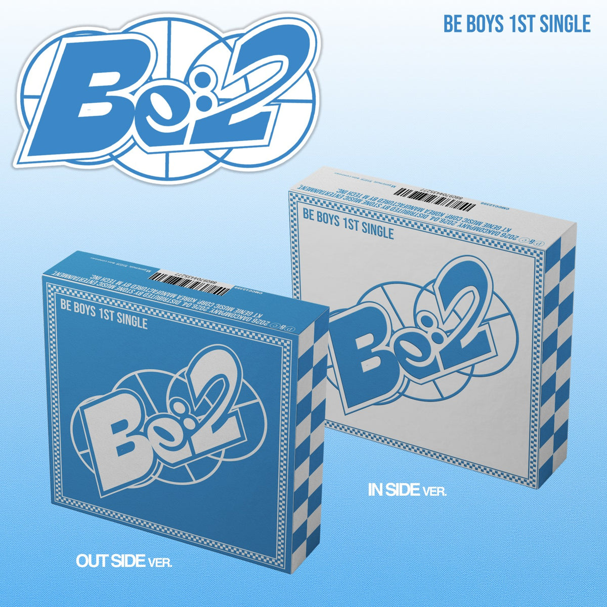 BE BOYS - BE:2 (OUT SIDE ver. / IN SIDE ver.) (Random 1 of 2 | Kool Seoul - Buy Kpop Albums Online
