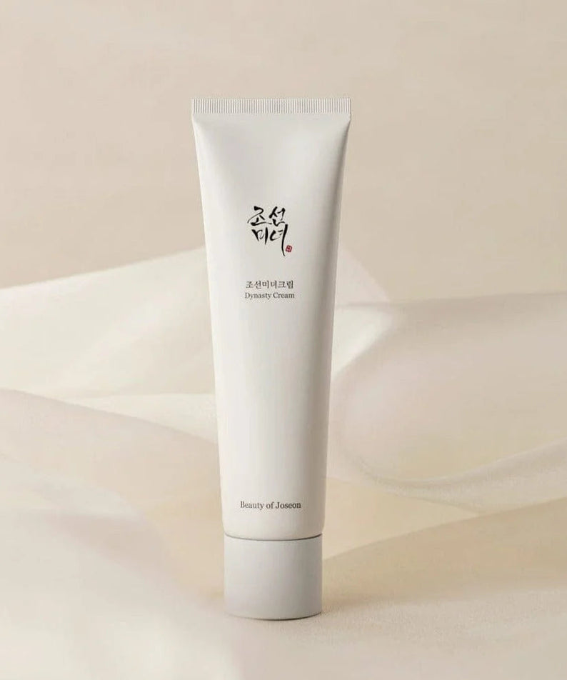BEAUTY OF JOSEON Dynasty Cream 100ml tube on a soft background