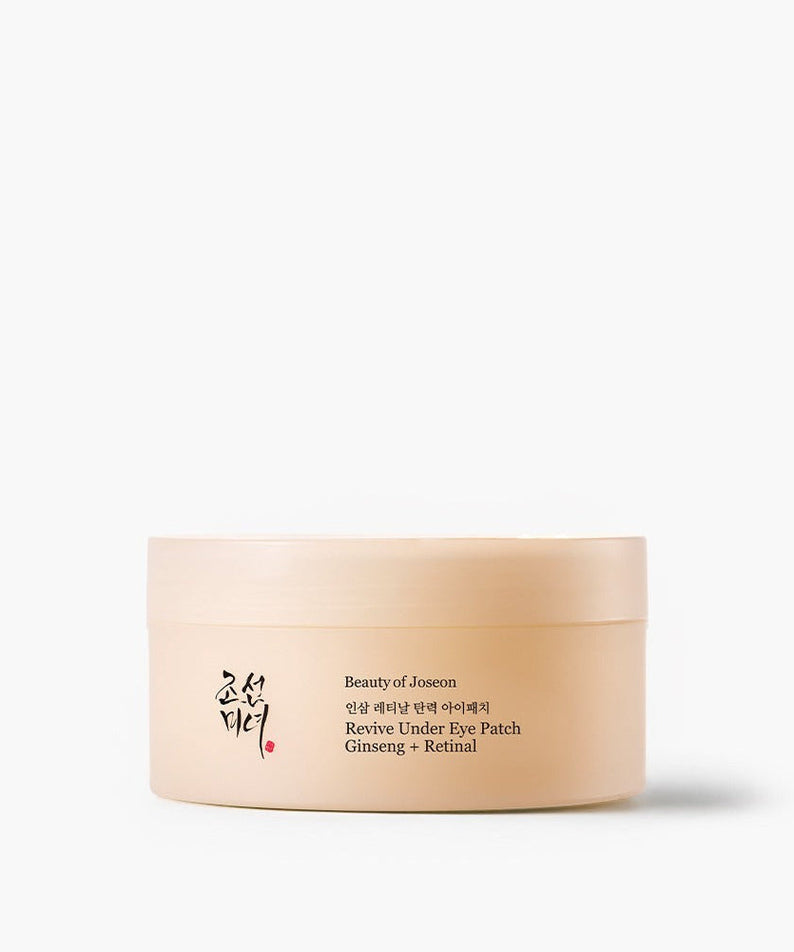 BEAUTY OF JOSEON Ginseng Retinal Elasticity Eye Patch 60 Sheets in packaging