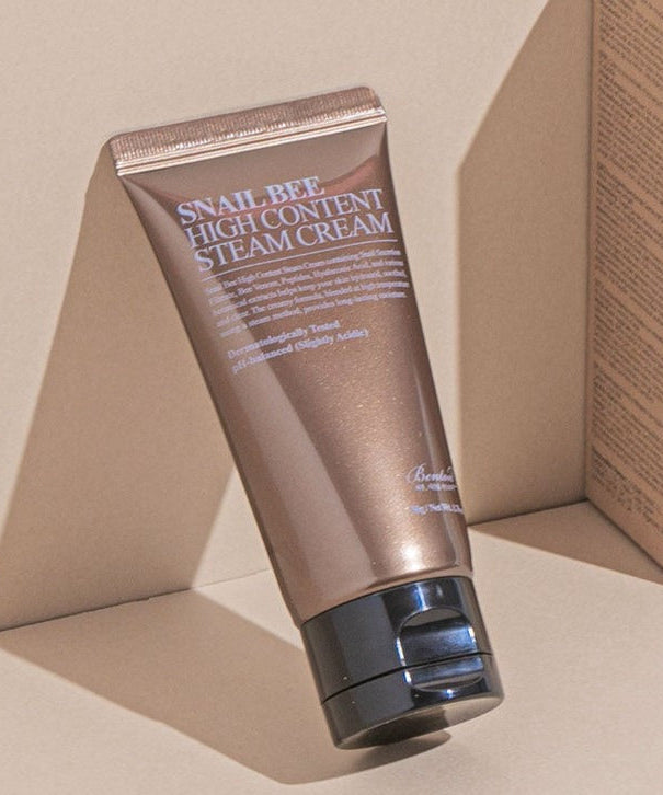 BENTON Snail Bee High Content Steam Cream 50g tube with packaging