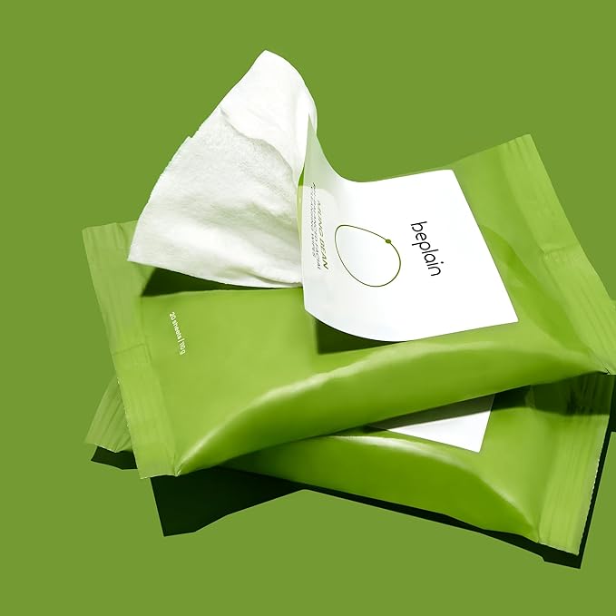 BEPLAIN Green Bean Mild Acid Cleansing Water Tissue 20 Sheets disponible sur Ma petite Coree, ton Eshop 100% K-beauty en direct de Seoul