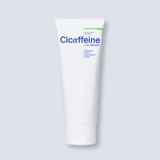 BE.READY Cicaffeine Trouble reset Cleansing Foam 150ml - Gentleman Korea men’s soothing face wash tube