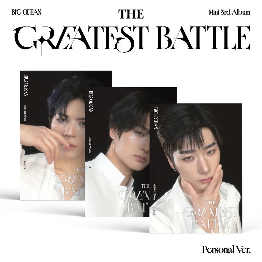 Big Ocean - 3rdミニアルバム [The Greatest Battle]（パーソナル版） - Kpopアルバム