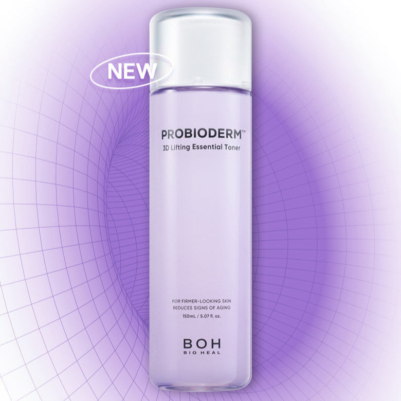 BIO HEAL BOH Probioderm 3D Lifting Essential Toner 150ml in purple bottle with new label