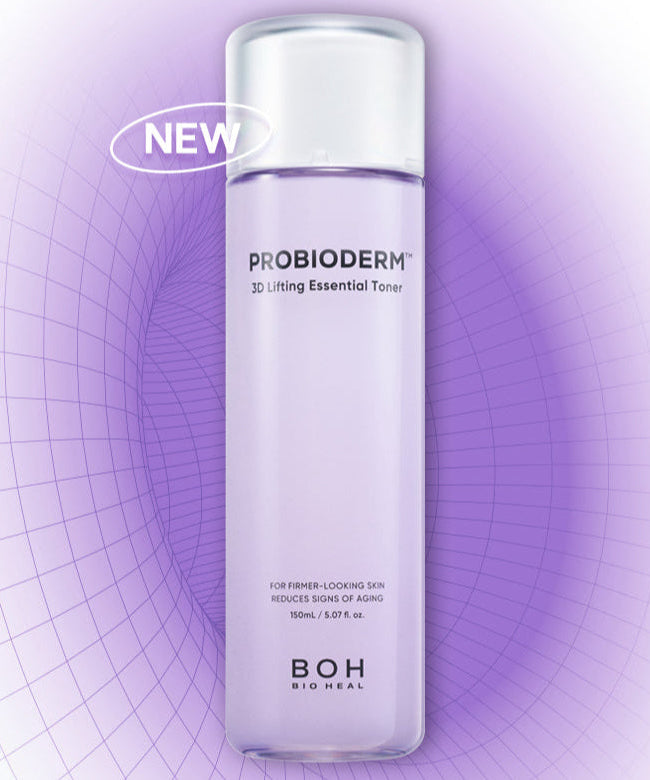 BIO HEAL BOH Probioderm 3D Lifting Essential Toner 150ml in purple bottle with new label