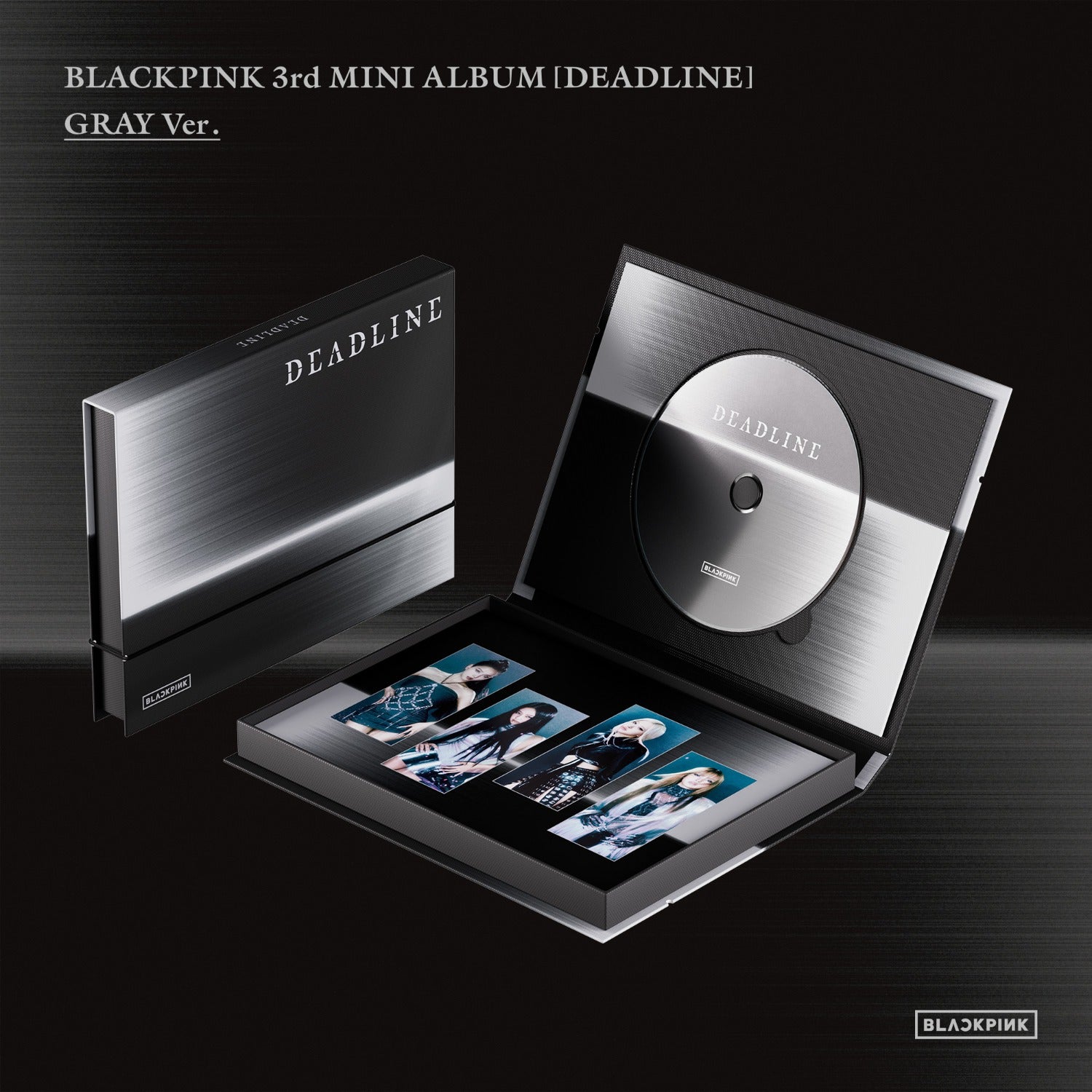 BLACKPINK - 3rd MINI ALBUM [DEADLINE] (GRAY Ver.) - Kpop Alb | Kool Seoul - Buy Kpop Albums Online