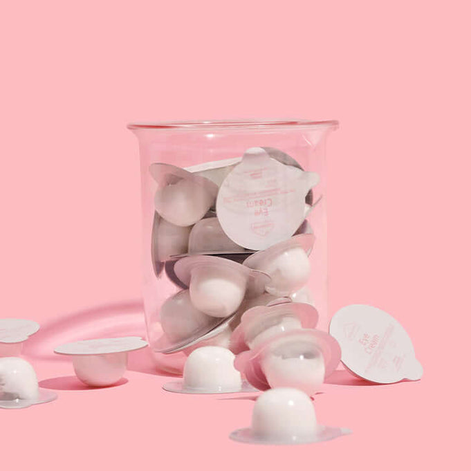 BLESSED MOON Eye Kit product packaging against pink background