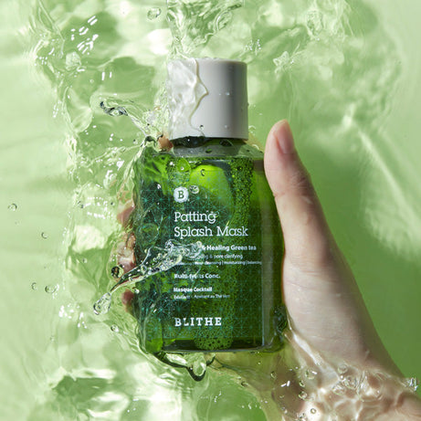 BLITHE Patting Splash Mask Soothing & Healing Green Tea 70ml/150mlm/300ml available on Koolseoul.com, your Korean Eshop from Seoul !