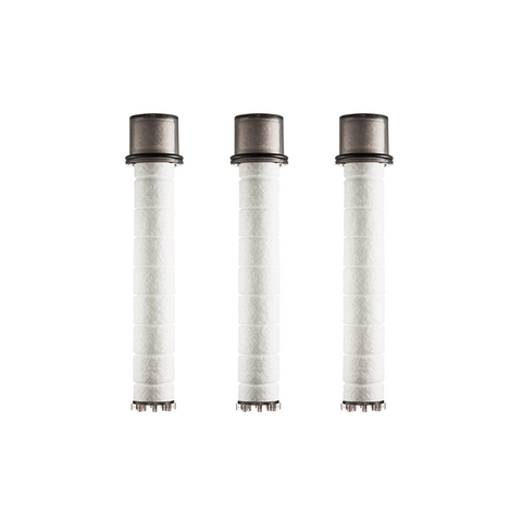 BODYLUV Puresome Filter Set consisting of three replacement filters for showerheads, enhancing water quality and purity.