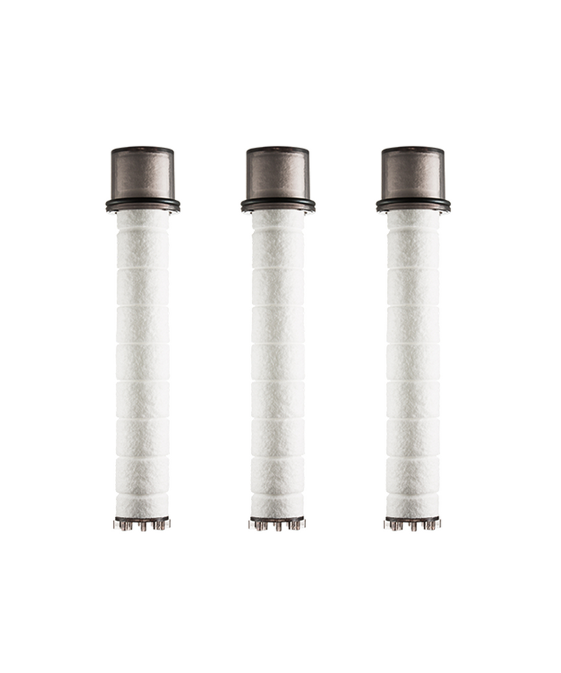 BODYLUV Puresome Filter Set consisting of three replacement filters for showerheads, enhancing water quality and purity.