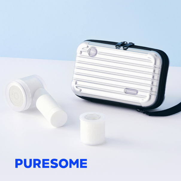 BODYLUV Puresome Travel Shower Head Luggage Set available on Koolseoul.com, your Korean Eshop from Seoul !