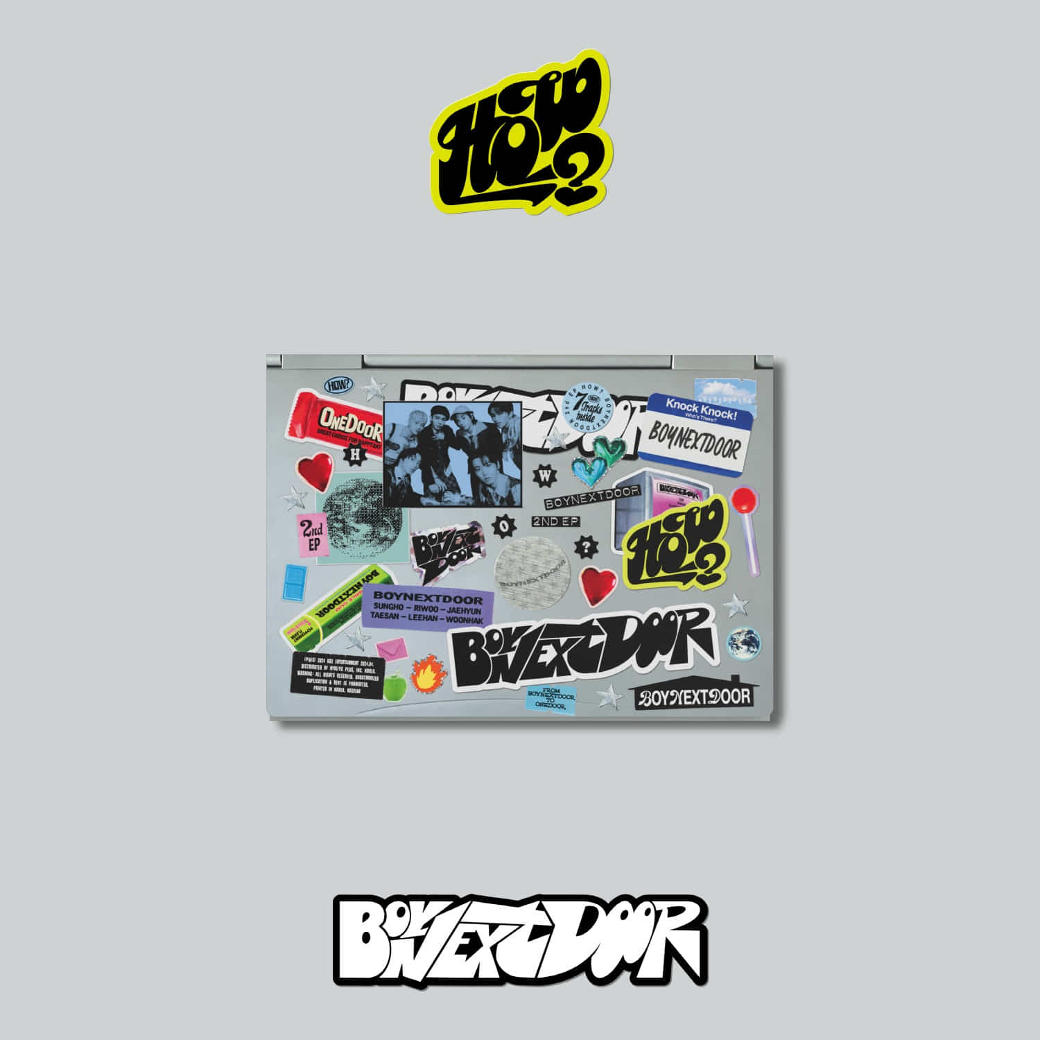 BOYNEXTDOOR - 2nd EP [HOW?] (Sticker ver.) (Random 1 of 6) - | Kool Seoul - Buy Kpop Albums Online