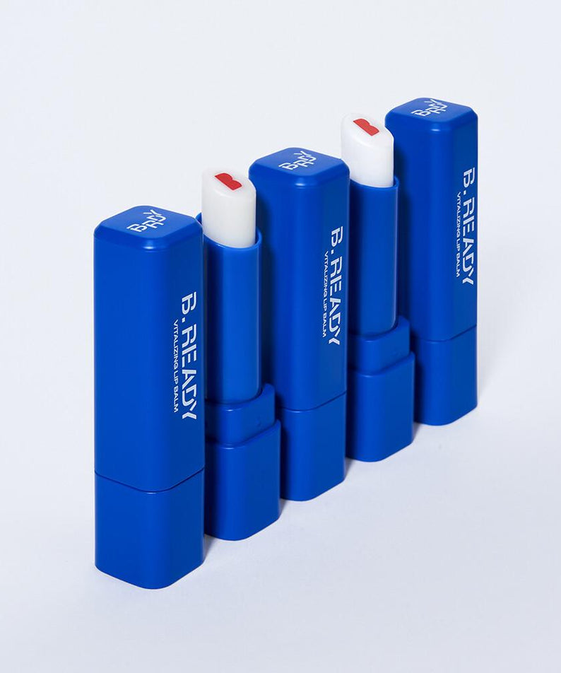 B.READY Vitalizing Lip Balm by Gentleman Korea — blue slim tube lip balm for men, moisturizing and revitalizing