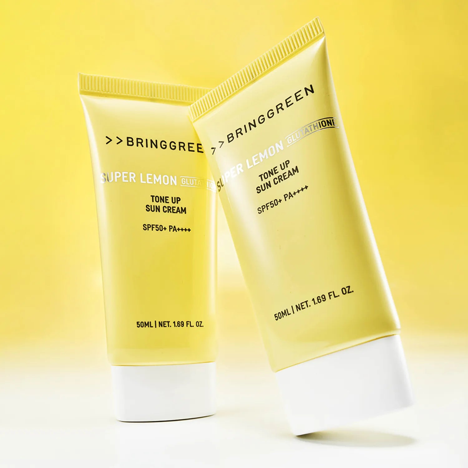 Bringgreen Super Lemon Glutathione Tone-Up Sun Cream 50ml+50ml Spf 50+ / Pa++++