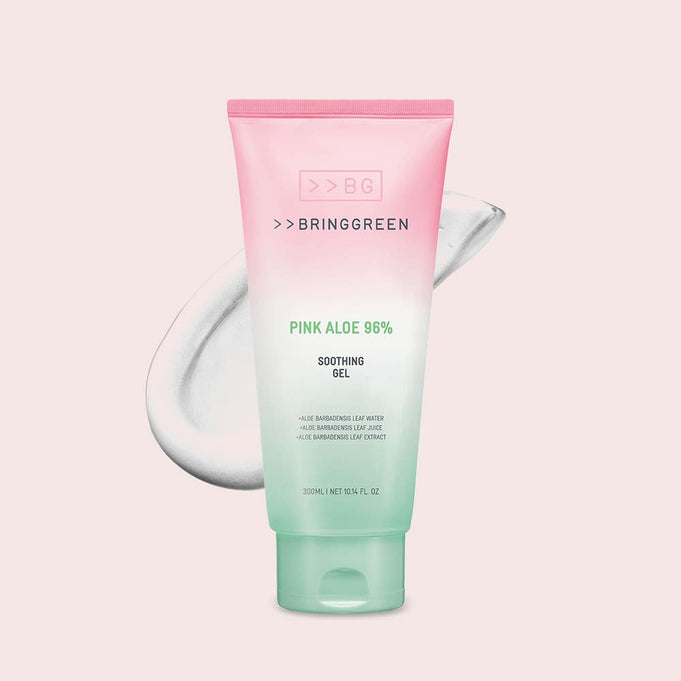 BRINGGREEN Pink Aloe 96% Soothing Gel 300ml