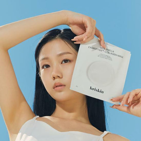 BRISKIN Selaginella Exopeptide Collagen Mask | Kool Seoul