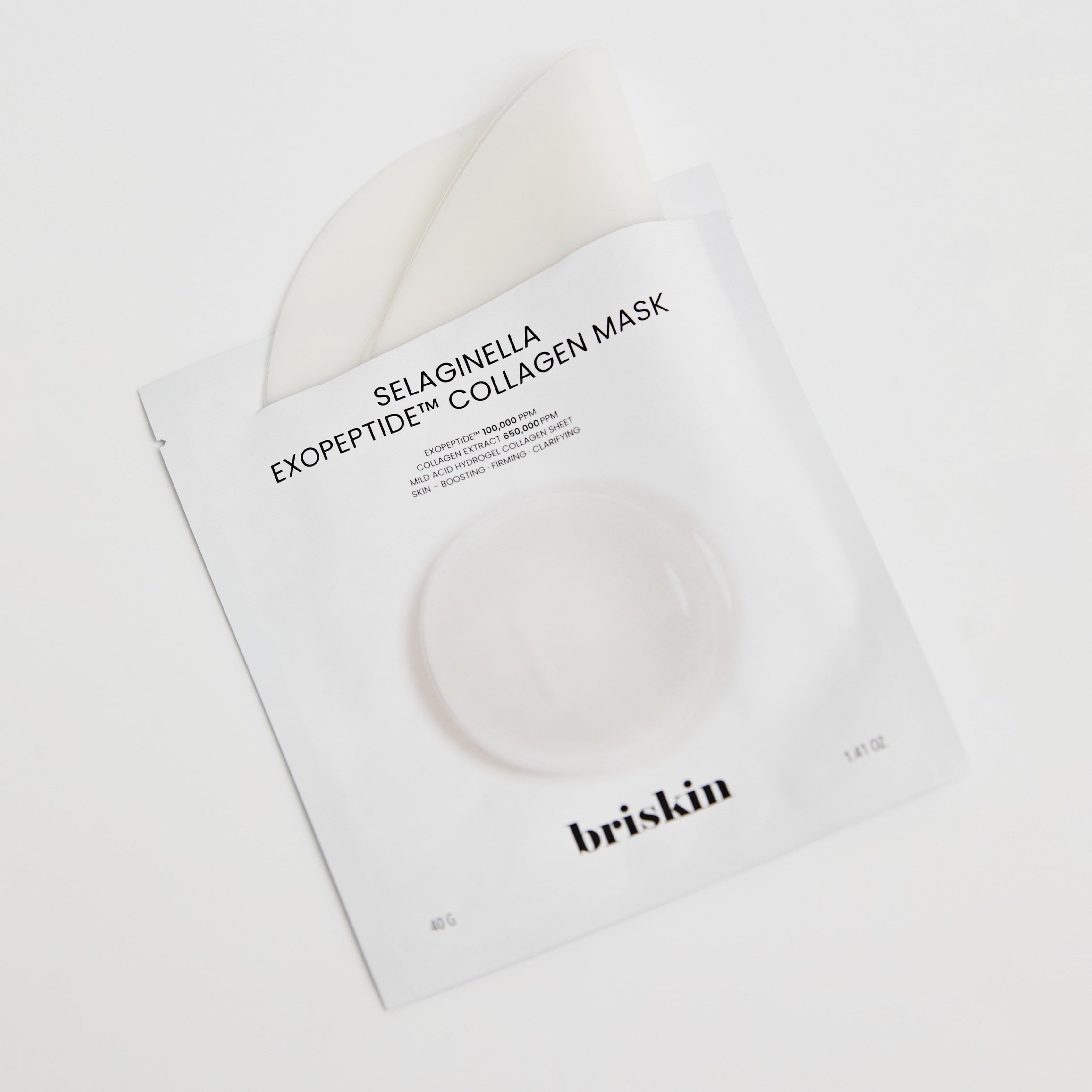 BRISKIN Selaginella Exopeptide Collagen Mask 5 sheets