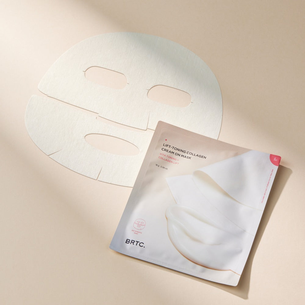BRTC Lifting Toning Collagen Cream On Mask 5 Sheets