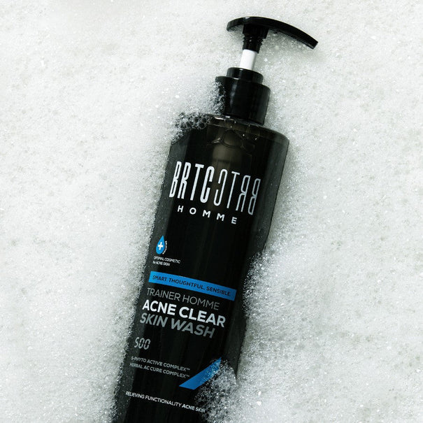 BRTC Trainer Homme Acne Clear Skin Wash 500ml available on Koolseoul.com, your Korean Eshop from Seoul !