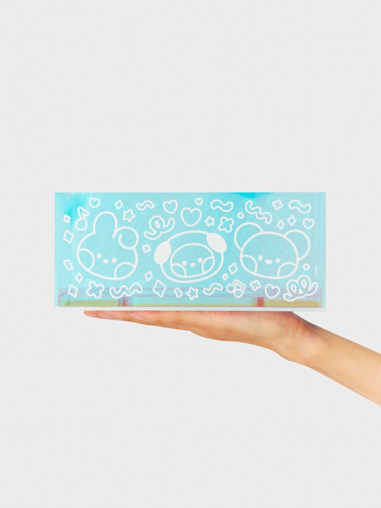BT21 ACRYLIC TISSUE BOX COVER GLITTER EDITION