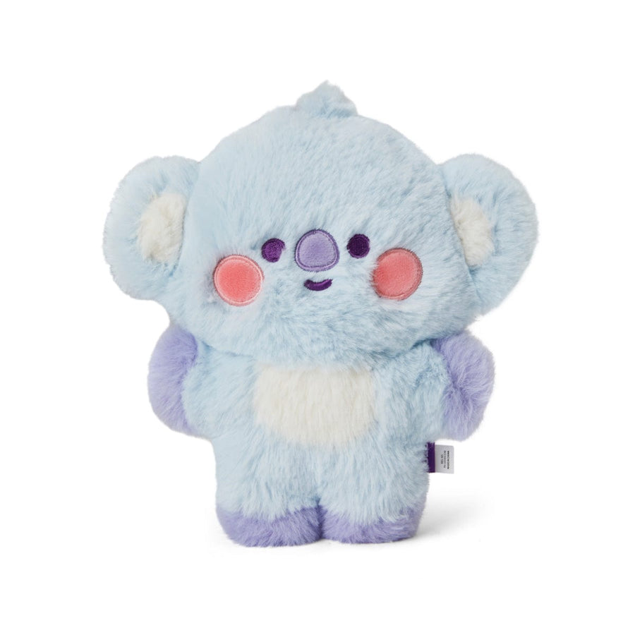 BT21 ベイビー コヤ フラットファー 立ち人形 パープルハートエディション