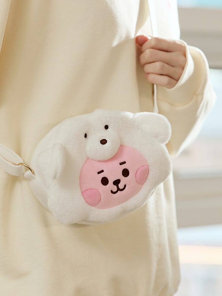 BT21 クッキー ベビー クロスボディバッグ ふわふわ