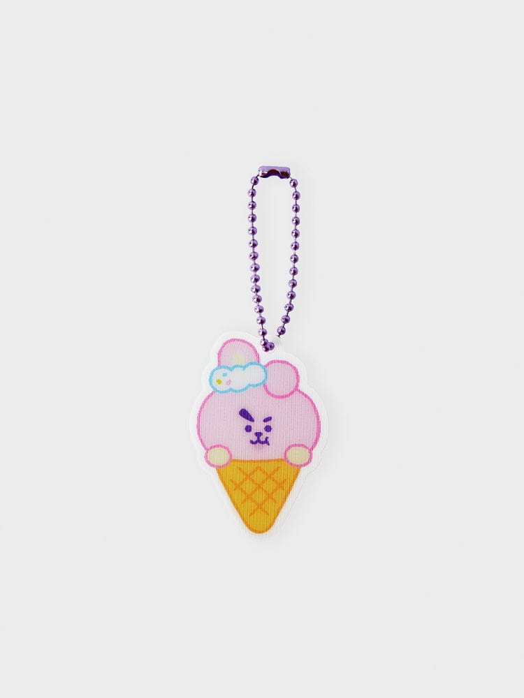BT21 COOKY LENTICULAR 3D KEYRING ON THE CLOUD EDITION