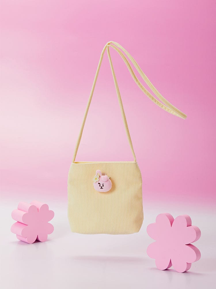 BT21 クッキー ミニコーデュロイクロスボディバッグ 春の日々