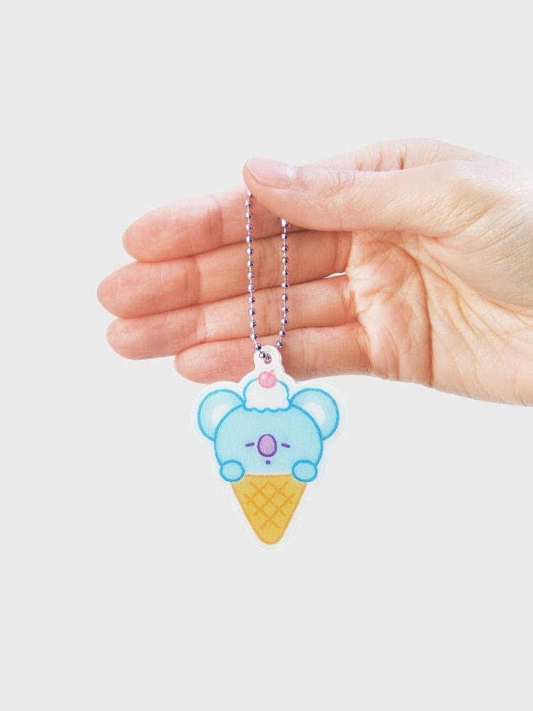 BT21 KOYA LENTICULAR 3D KEYRING ON THE CLOUD EDITION