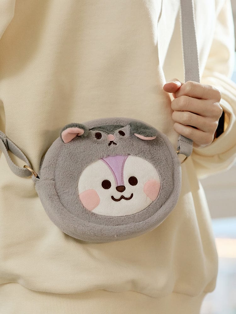 BT21 マン ベビー クロスボディバッグ ふわふわ