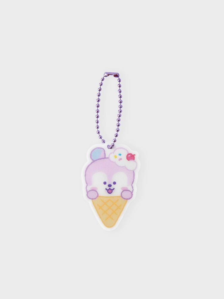 BT21 MANG LENTICULAR 3D KEYRING ON THE CLOUD EDITION