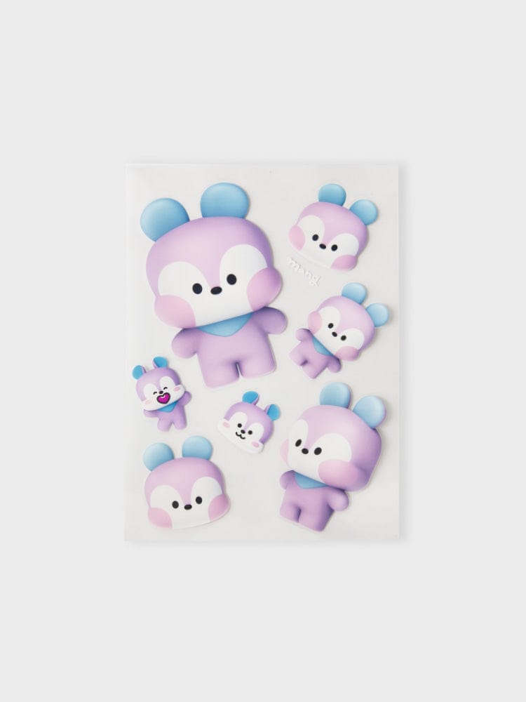 BT21 MANG REMOVABLE STICKERS BIG & TINY EDITION
