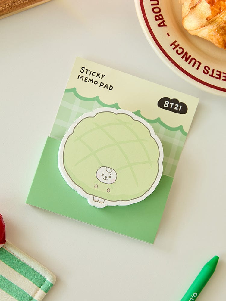 BT21 RJ BABY STICKY MEMO NOTEPADS BAKERY SHOP