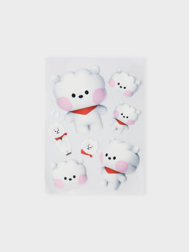 BT21 RJ REMOVABLE STICKERS BIG & TINY EDITION