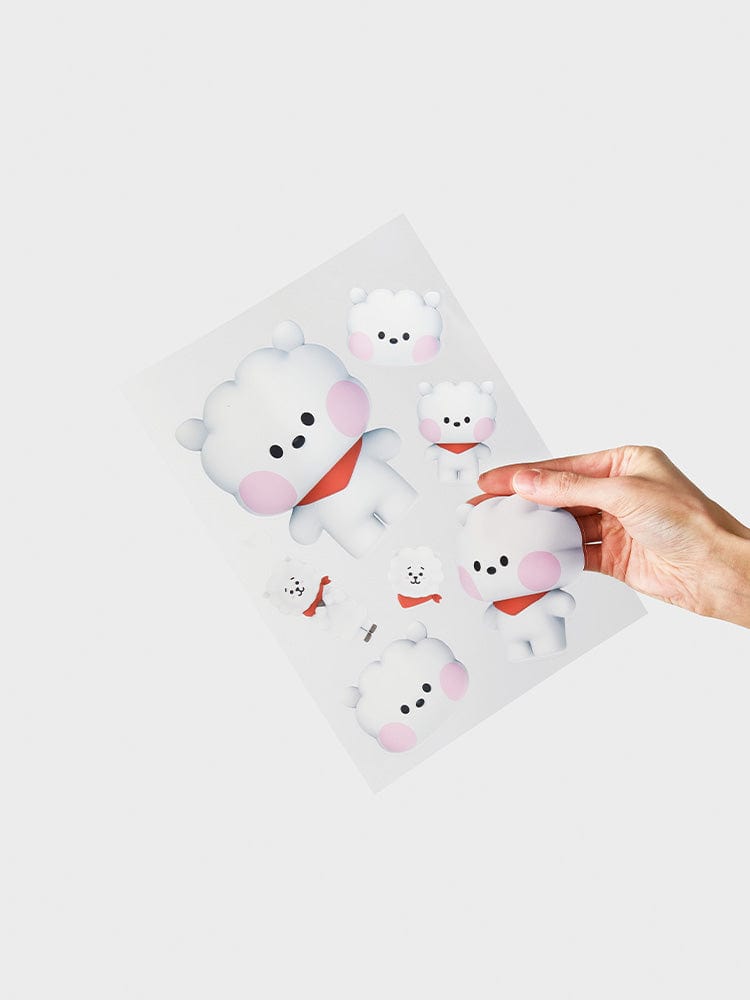 BT21 RJ REMOVABLE STICKERS BIG & TINY EDITION