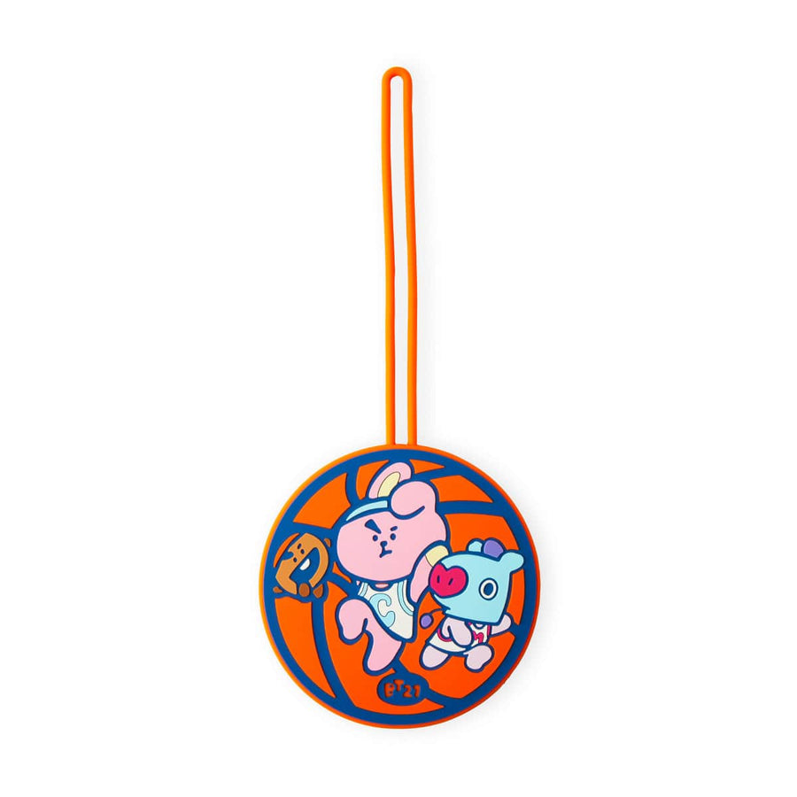 BT21 スポーツクラブ ラゲッジタグ バスケットボール