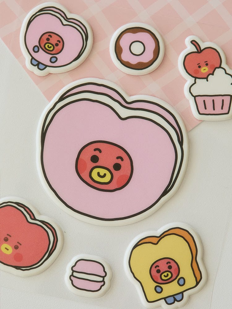 BT21 Tata Baby Stickers Bakery Shop