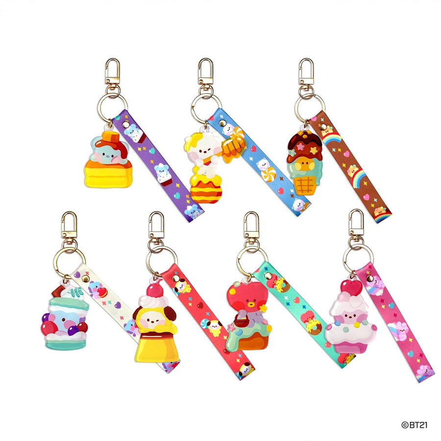 BT21 ミニミニ アクリルストラップ キーリング