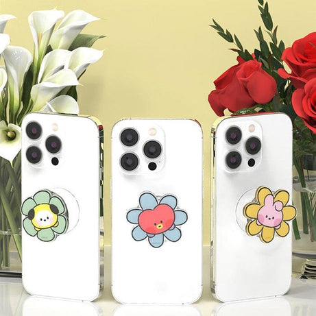 BT21 Minini Happy Flower Grip-Tok on sales on our Website !