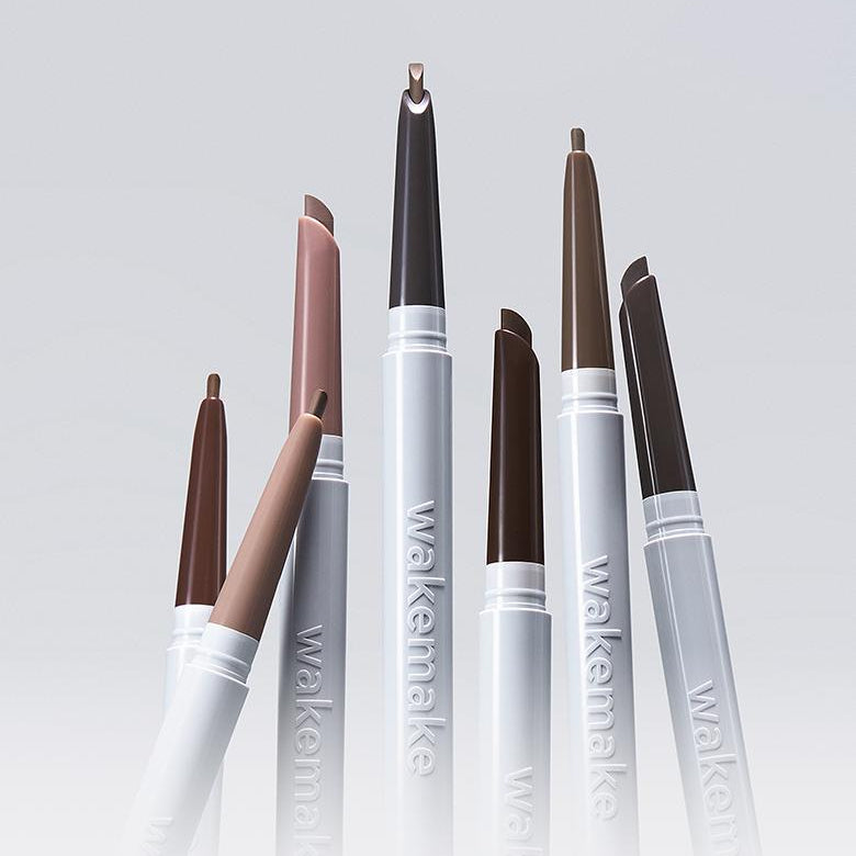 WAKEMAKE Natural Hard Brow Pencil (1+1 Set)