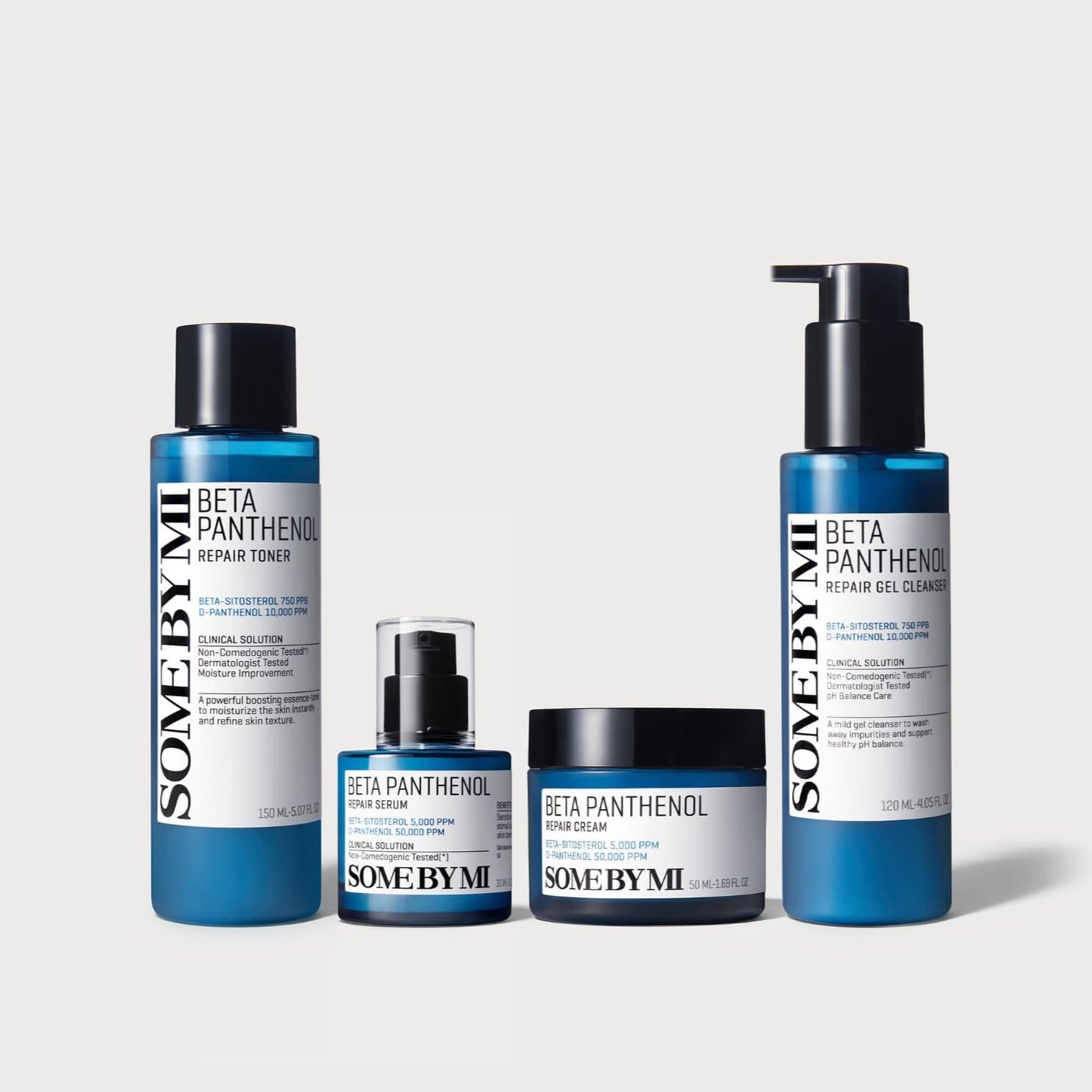SOME BY MI Beta Panthenol Full Set (Toner+Serum+Cream+Cleanser) | Kool Seoul