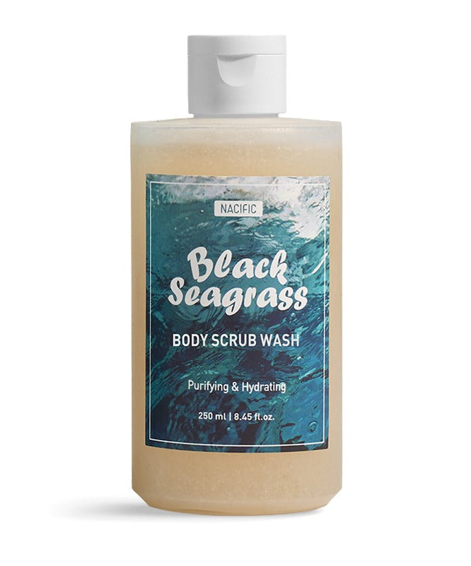 NACIFIC Black Seagrass Body Scrub Wash 250ml | Kool Seoul