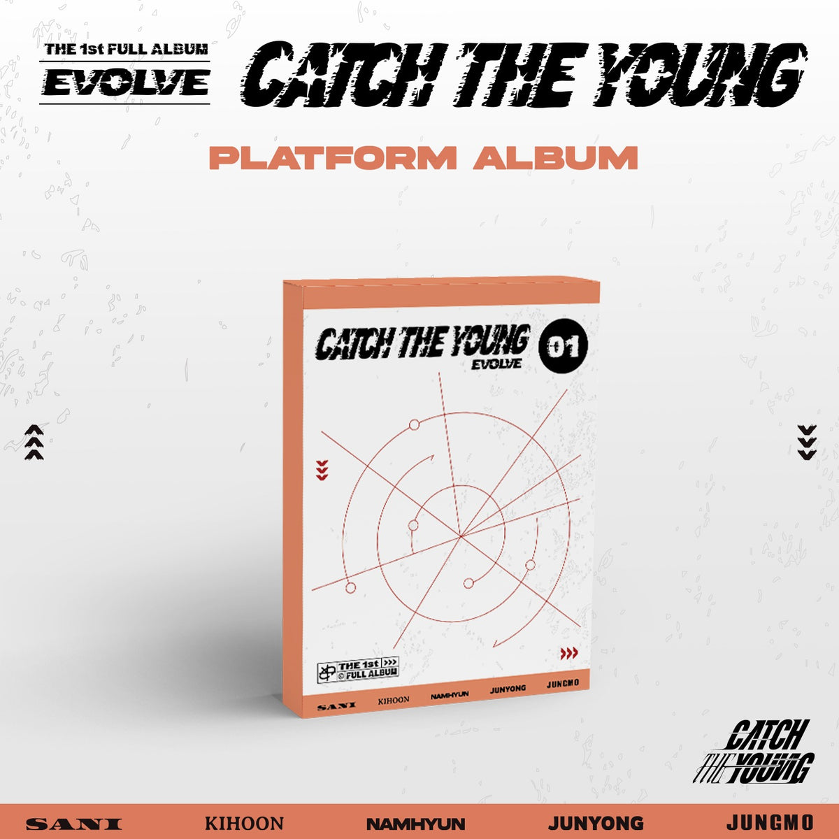 CATCH THE YOUNG - 1st Album [EVOLVE] (PLATFORM ALBUM) - Kpop | Kool Seoul - Buy Kpop Albums Online