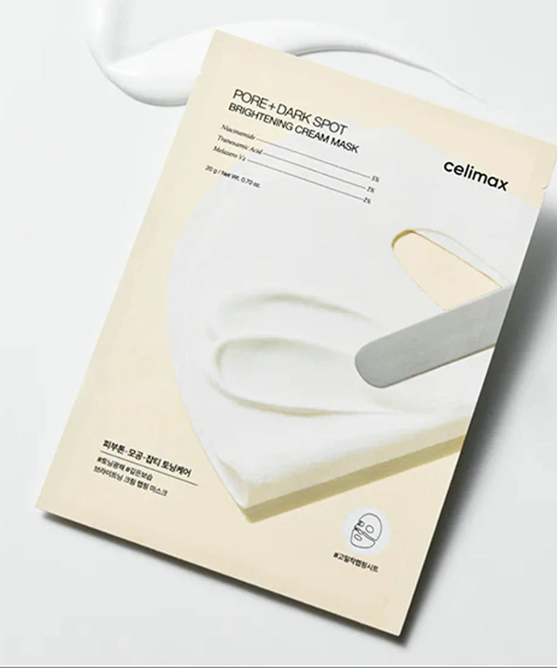 CELIMAX Brightening Pore Blemish Cream Wrapping Mask 1 Sheets packaging