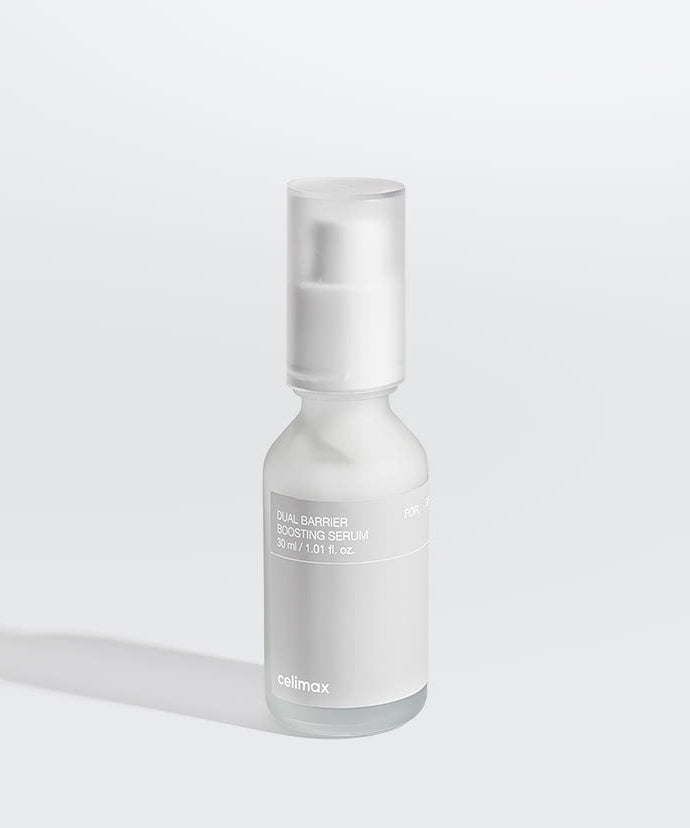 CELIMAX Dual Barrier Boosting Serum 30ml product bottle on white background